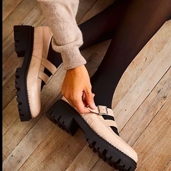FREE PEOPLE Stella Mary Jane Platform Pump NWOT
